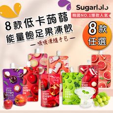 【韓國原裝Sugarlolo】低卡蒟蒻能量飽足果凍飲隨手包(8款任選/150g/包)