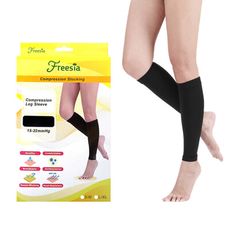 【Freesia】彈性壓力襪-束小腿襪(280D/15-22mmHg漸進式壓力)保健襪/彈性襪/蘿蔔