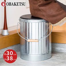 日本渡邊金屬｜OBAKETSU 手工製凳子儲物桶 M