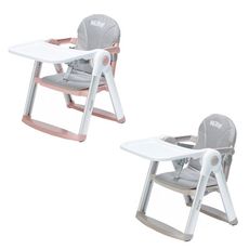 Nuby 可攜兩用兒童餐椅(蒙布朗/山櫻粉)(偏遠地區不配送) 【悅兒園婦幼生活館】