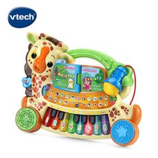 Vtech 多功能長頸鹿DJ鋼琴｜玩具鋼琴/兒童電子琴(偏遠地區不配送)【悅兒園婦幼生活館】