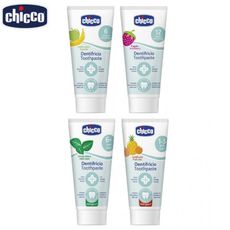 Chicco 兒童木醣醇含氟牙膏50ml-蘋果香蕉/水果草莓/鳳梨水果/薄荷【悅兒園婦幼館】