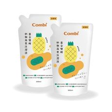 Combi 康貝 黃金雙酵奶瓶蔬果洗潔液補充包促銷組(2補800ml)(偏遠地區不配送) 【悅兒園婦