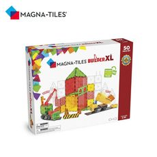 Magna-Tiles 磁力積木｜工程基地-50片/XL(偏遠地區不配送)【悅兒園婦幼生活館】