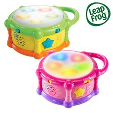 Leap frog 跳跳蛙 繽紛彩色學習鼓 (綠/粉)(偏遠地區不配送) 【悅兒園婦幼生活館】