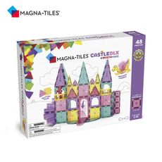 Magna-Tiles 魔幻城堡 48 片組(偏遠地區不配送)【悅兒園婦幼生活館】