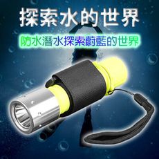 【WIDE VIEW】螢光T6潛水手電筒組(附電池+充電器NZL-WT6-AP)