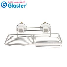 【Glaster】韓國無痕氣密式雙肥皂置物架(GS-22)