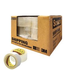 【3M Scotch】3M 封箱膠帶48mmx90Mx12入(透明膠帶 大膠帶/125355LS)