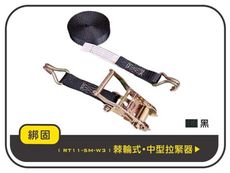 【綁固 Bon Strap】1.5噸5M捆綁帶+雙J鉤寬鐵把手 貨車綑綁帶 外箱綑綁帶 布猴 有發票