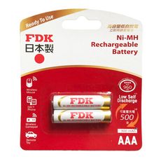 日本FDK  大容量低自放電   4號 2入充電電池 HR4UTHFA-2