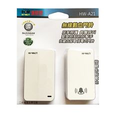 HW 無線數位門鈴（1鈕1鈴） HW-A21 呼叫鈴