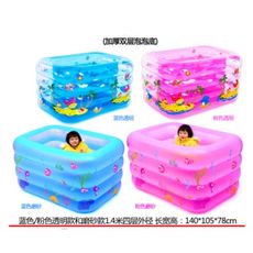 新款 超大號家 用嬰兒童充氣遊泳池加厚小孩海洋球池家庭大型成人戲水池室內戶外野營均可一件免運 - 特