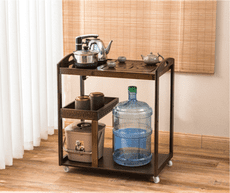 茶幾小戶型茶水架客廳小茶幾帶輪小茶桌邊角桌子可移動沙發邊角幾