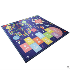 飛行棋地毯 幼兒園卡通益智親子遊戲墊 兒童爬行地墊 爬爬墊 親子互動 隔涼