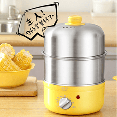 定時不鏽鋼304煮蛋器雙層家用蒸蛋器小型1人蒸雞蛋羹早餐機神器