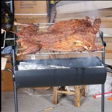 烤全羊爐 大號bbq 加厚燒烤爐 戶外無煙 木炭 燒烤5人以上 烤乳豬 羊腿烤架 燒烤架