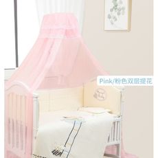 免運費#加密#嬰兒#蚊帳#宮廷落地公主風兒童蚊帳罩嬰兒床蚊帳帶支架寶寶通用