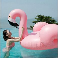 大吉大利 廠家直銷 sunnylife原版 150cm火烈鳥 浮排環保 加厚充氣 浮床 戶外水上浮床