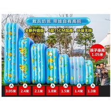夏季新款 家庭號兒童充氣泳池 兒童充氣 遊泳池加厚新 生兒寶寶家用遊泳桶嬰兒小孩玩具室內戶外洗澡戲水