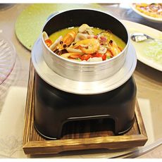 一件免運 日式 韓式 煮飯烏龍鍋 迷妳便攜鍋 野營用 蒸飯鍋 酒精鋁鍋 湯鍋 小火鍋 鍋 - 黑色特