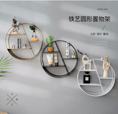 北歐風格客廳牆面ins置物架臥室房間裝飾品創意牆壁裝飾挂件壁飾
