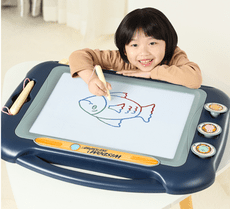 大號兒童畫畫板磁性磁力彩色寫字板寶寶塗鴉板家用幼兒玩具