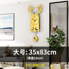 網紅鐘錶掛鐘客廳家用時尚北歐現代簡約時鐘掛墻輕奢餐廳背景墻錶 大號