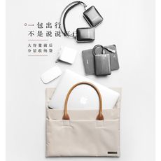 dpark蘋果筆記本手提電腦包 女 MacBookair12pro13寸14寸休閑內膽包 情侶款筆電