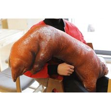 豬蹄  抱枕  搞怪創意  食物個性  仿真靠墊  午睡  毛絨趴睡   午休枕頭   抖音玩具 -