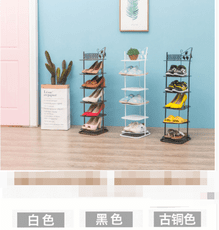 鞋架特價簡易家用經濟型宿舍省空間多層防塵門口小鞋架多功能鞋櫃