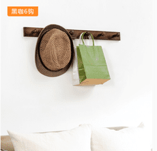壁挂衣帽架牆上置物架臥室挂鈎門後挂衣架