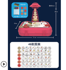 兒童投影畫板 手提箱 寶寶益智玩具 多功能畫畫神器 可擦寫字板 塗鴉板