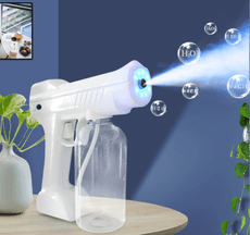 手持藍光納米噴霧槍無線噴霧器升級充電式手提霧化機