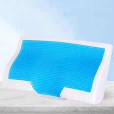 伙拚市集/涼感凝膠3D護頸睡眠枕/記憶枕/冰涼枕墊