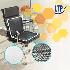 【LTP】3D蜂巢彈力透氣座椅墊(L型)