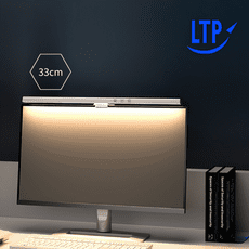 【LTP】可調色溫USB供電LED護眼螢幕掛燈  三檔色溫無極調光 隨意切換 33cm(夾式)
