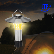 【LTP】USB多功能露營帳篷燈 警示手電筒 野營燈氛圍燈 小夜燈(附贈脚架-聚光罩-尾蓋)