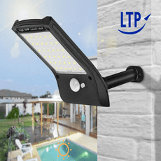 【LTP】升級36顆LED太陽能IP6超防水5米超遠感應燈