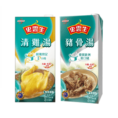 史雲生 清雞湯(新包裝)/豬骨湯(1000ML)(煮麵/火鍋湯底的最佳選擇)