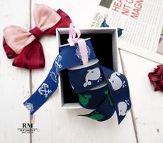 日系海洋刺繡緞帶 21MM 包裝材料 裝飾 三羊開泰組合
