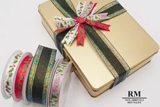 <特惠套組> 紅綠白聖誕節套組 緞帶套組 禮盒包裝 蝴蝶結 手工材料