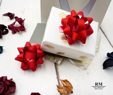 星星花造型紙緞帶配件 金蔥 銀蔥 紅蔥 包裝材料 禮物包裝 裝飾材料