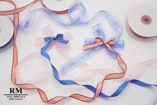 <特惠套組>俏皮粉藍套組 緞帶套組 禮盒包裝 蝴蝶結 手工材料