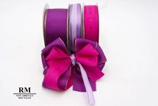 <特惠套組>紫色曼陀羅花套組/禮盒包裝/蝴蝶結/手工材料/緞帶用途/緞帶批發