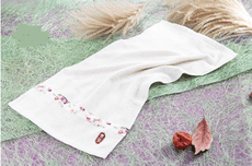 無染系列-薔薇童巾 (Non-Dyeing Series-Rose Style Towel)