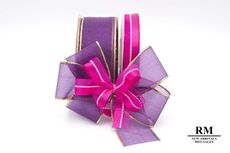 <特惠套組>深紫色的魅力配色套組/禮盒包裝/蝴蝶結/手工材料/緞帶用途/緞帶批發