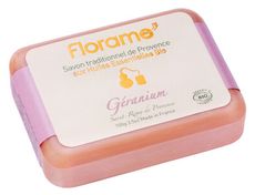 【Florame】傳統精油玫瑰天竺葵手工皂100g