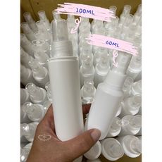 台灣製HDPE高密度不透光 360度 噴按壓式 噴霧瓶 酒精  除菌液 分裝瓶(60ml)3瓶1組