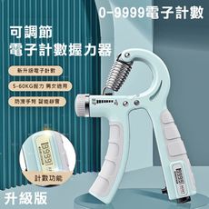 【時尚玩家】升級版電子計數可調節握力器_5-60kg調節(腕力器 抓力 手腕復健)